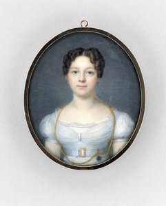 Portret van een Vrouw, ca. 1819 door French School