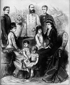 Portret van de keizerlijke familie van Oostenrijk