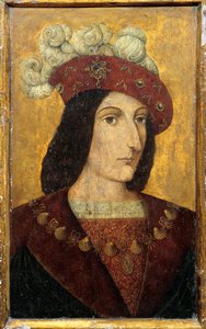 Portret van de koning van Frankrijk Karel VIII
