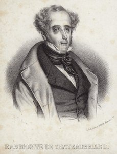 Portret van vicomte de Chateaubriand