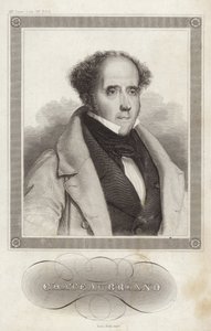 Portret van vicomte de Chateaubriand