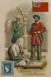 Postdienst in Brits-Indië door French School