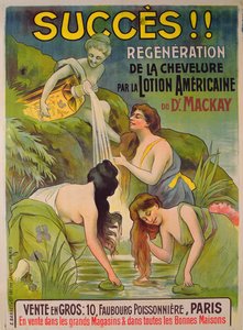 Poster die La lotion américaine du docteur Mackay adverteert