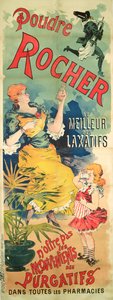 Poster die Rocher Poeder adverteert, Het Beste Laxeermiddel, c.1900