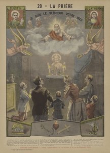 Gebed (kleurenlitho)