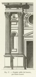 Eerste orde van het Louvre, door Pierre Lescot