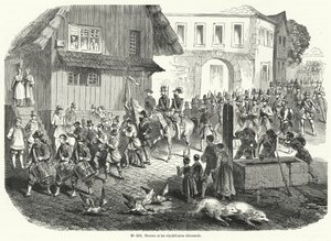 Processie van Gustav Struve en Duitse republikeinen, Revolutie van 1848