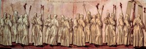 Processie van de Witte Boetelingen of Hendrik III door French School