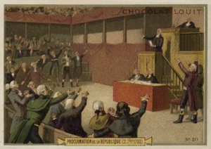 Uitroeping van de Franse Republiek door de Conventie, Franse Revolutie, 21 september 1792 door French School