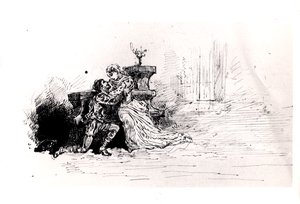 Productieboekje voor Ruy Blas (1838) door Victor Hugo (1802-85), 1880 (pen en inkt op papier) door French School