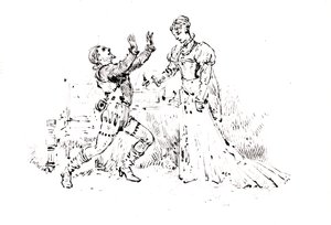 Productieboekje voor Ruy Blas (1838) door Victor Hugo (1802-85), 1880 (pen en inkt op papier) door French School