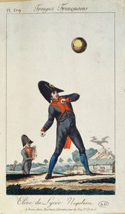 Leerling van het Lycee Napoleon, uit Troupes Francaises, ca.1805