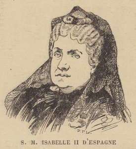Koningin Isabella II van Spanje