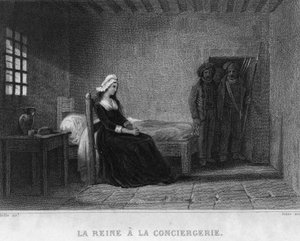 Koningin Marie Antoinette in de Concierge Gevangenis - in 