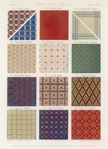 Quilts en wandtapijten van de 12e en 13e eeuw