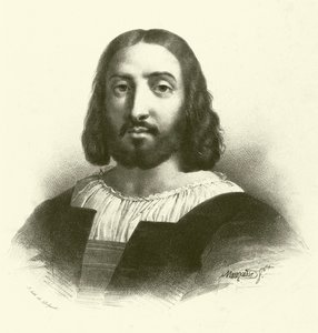 Raffaello Sanzio da Urbino, bekend als Raphael, portret door French School
