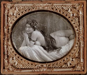 Liggend naakt, ca. 1850, uit een fotoboek gepubliceerd in 1980
