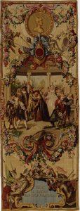 Regence Gobelins wandtapijt met het verhaal van Don Quichot, 1717-18 door French School