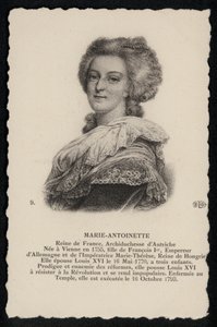 Koningin Marie-Antoinette door French School