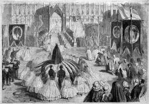 Religieuze ceremonie tijdens de Brusselse kermis (België)