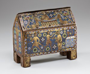 Reliekschrijn die het martelaarschap van Thomas Becket afbeeldt, Limoges, ca. 1210