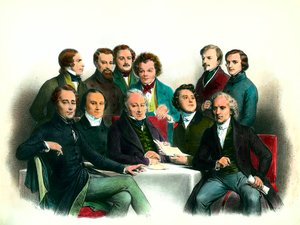 Revolutie van 1848: leden van de voorlopige regering van 1848