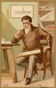 Robert Fulton, Amerikaanse ingenieur en uitvinder door French School