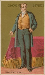 Robert Peel, 19e eeuwse Engelse conservatieve staatsman door French School
