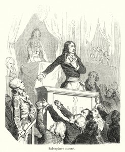 Robespierre beschuldigd door French School