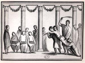 Romeins onderwijs, van een fresco