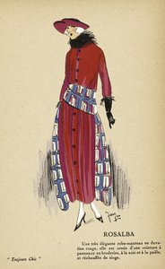 Rosalba, uit Toujours Chic, geb. 1921-22 (pochoirdruk)