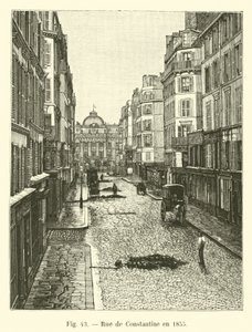Rue de Constantine in 1855