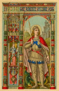 Heilige Georgius door French School