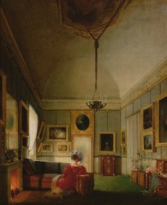 Salon van Hortense de Beauharnais (1783-1837) in Arenenberg