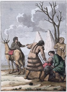 Samojeden huwelijk, 1811 door French School