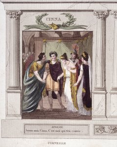 Scène en dialoog van Augustus en Cinna in Cinna ou la clémence d