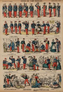 Scènes uit een Frans legerkamp