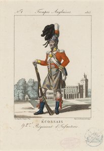 Schots 92e Infanterieregiment, ca. 1815 door French School