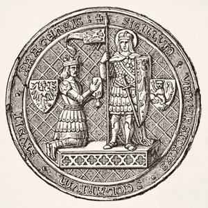 Zegel van de Universiteit van Praag, uit 