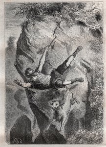 Avontuur van Alexandre Selkirk, een Schotse zeeman die vier jaar op het eiland Juan-Fernandez in de Stille Oceaan verbleef, wat Daniel Defoe inspireerde voor Robinson Crusoe
