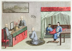 Ziekte, naar een originele Chinese prent, 1810