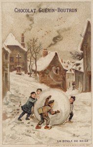 Sneeuwbal door French School