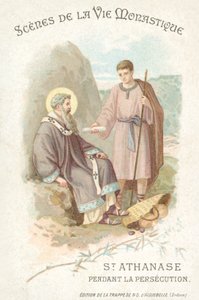 St. Anathasius tijdens de vervolging van christenen door French School