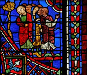 St. Apollinaire: de gelovigen bij zijn begrafenis