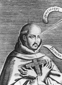 Sint Jan van het Kruis (gravure) door French School
