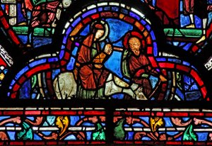Het Sint-Jans-raam: De vlucht naar Egypte