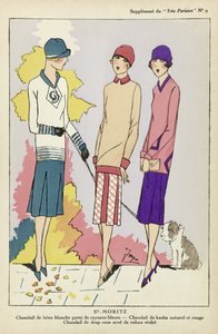 St Moritz, uit Tres Parisien, geb. 1925 (pochoirdruk)