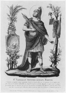 St. Napoleon, Romeins officier en martelaar
