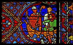 St. Nicolaas: vertelt pelgrims de fles in zee te gooien