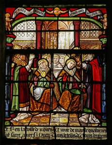 Sint Ouen en Sint Eloi op de troon